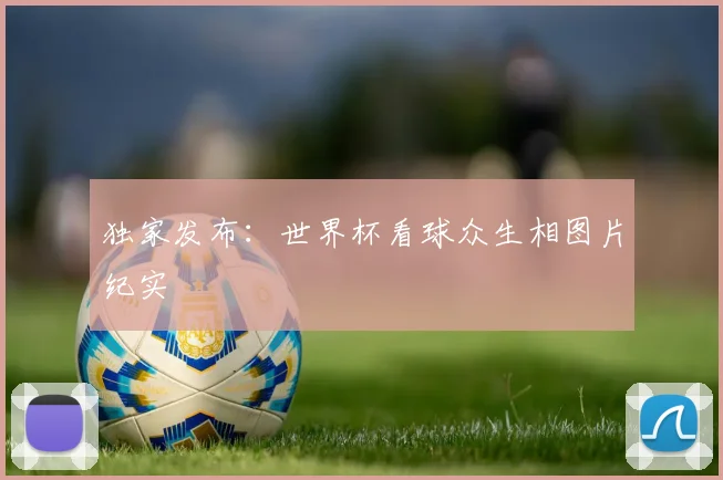 独家发布：世界杯看球众生相图片纪实