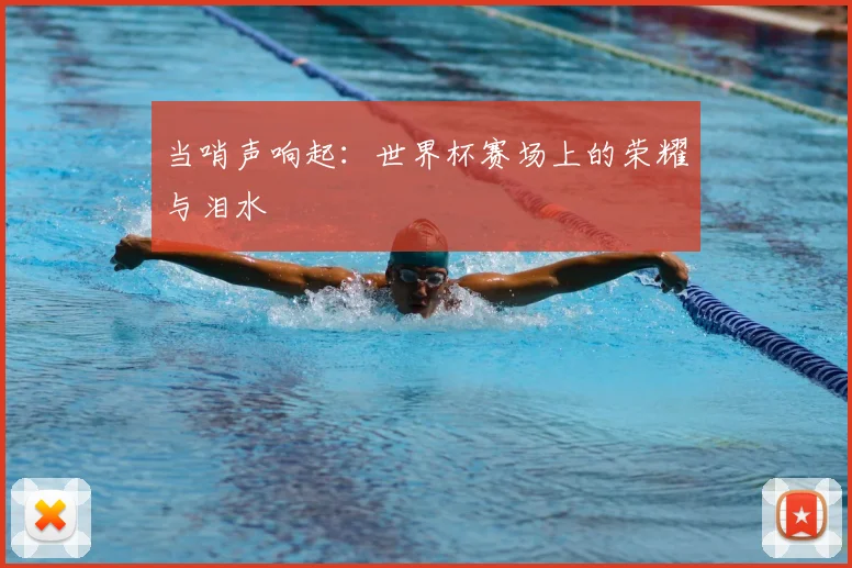 当哨声响起：世界杯赛场上的荣耀与泪水